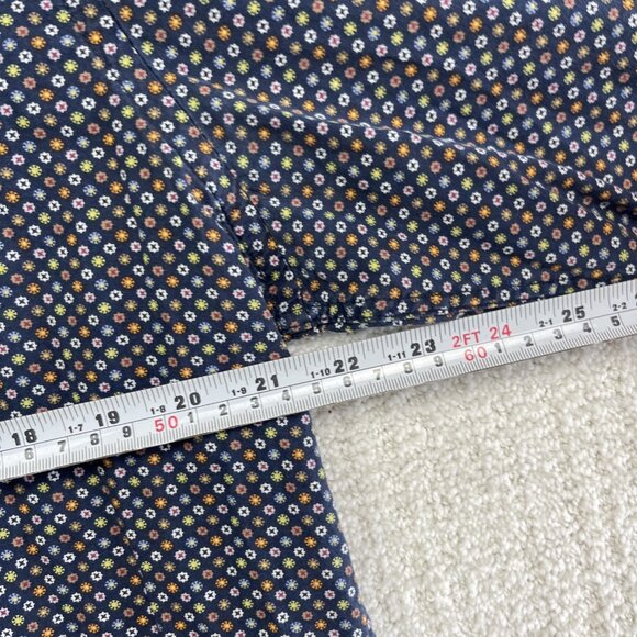 Soul of London Colorful Floral AOP Cotton Semi-Fitted Shirt Men’s XL 17.5 Dress - Picture 8 of 14